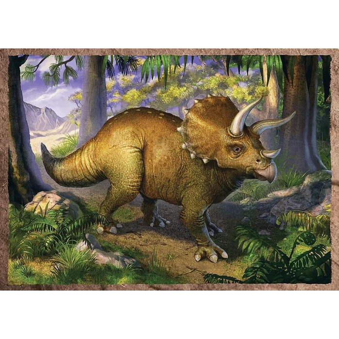 Trefl 34383 - Dinoszauruszok - 4 az 1-ben puzzle (35,48,54,70 db-os)