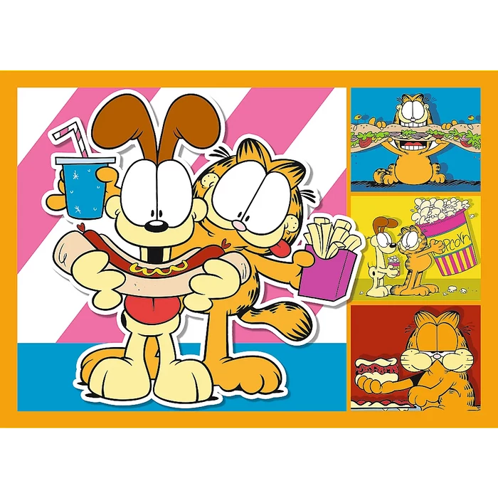 Trefl 34673 - Garfield - 4 az 1-ben puzzle (35,48,54,70 db-os)