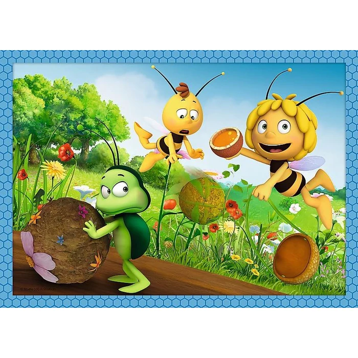 Trefl 34356 - Maja a méhecske - 4 az 1-ben (12, 15, 20, 24 db-os) puzzle