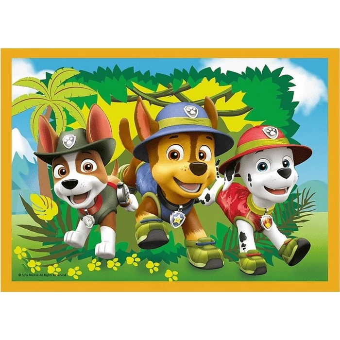 Trefl 34395 - Mancs Őrjárat - Kalandok - 4 az 1-ben puzzle (35,48,54,70 db-os)