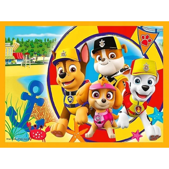 Trefl 34395 - Mancs Őrjárat - Kalandok - 4 az 1-ben puzzle (35,48,54,70 db-os)