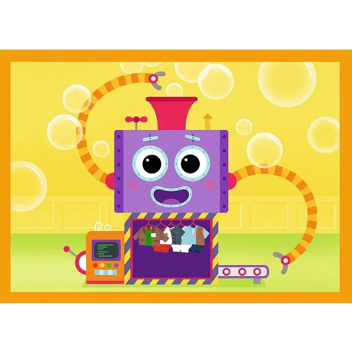 Trefl 34654 - Milo és barátai - 4 az 1-ben puzzle (12,15,20,24 db-os)