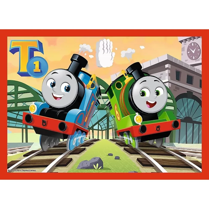Trefl 34619 - Thomas és barátai - 4 az 1-ben puzzle (12,15,20,24 db-os)