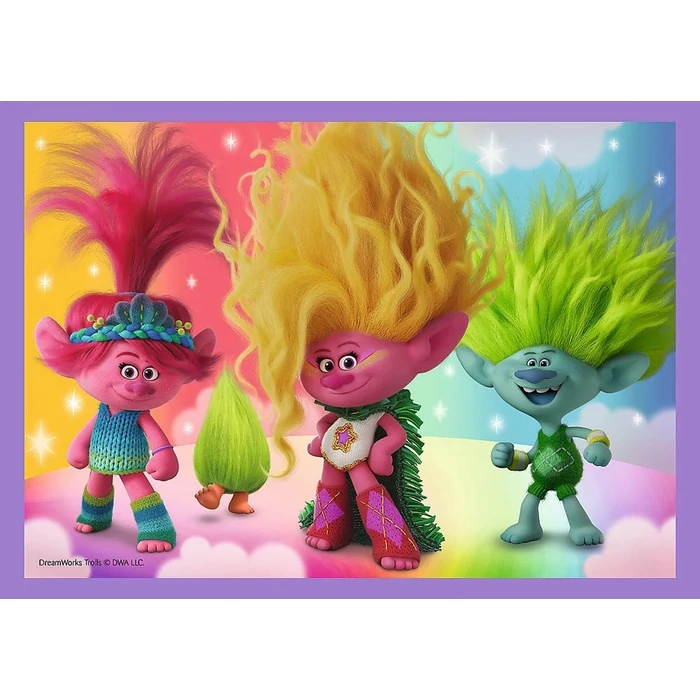 Trefl 34622 - Trollok - 4 az 1-ben puzzle (35,48,54,70 db-os)
