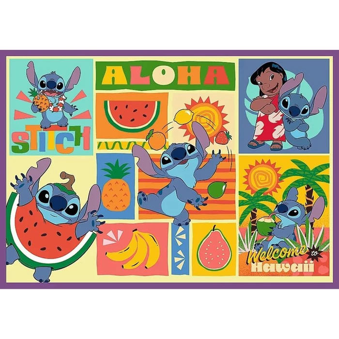 Trefl 13311 - Lilo és Stitch - 4 x 250 db-os puzzle