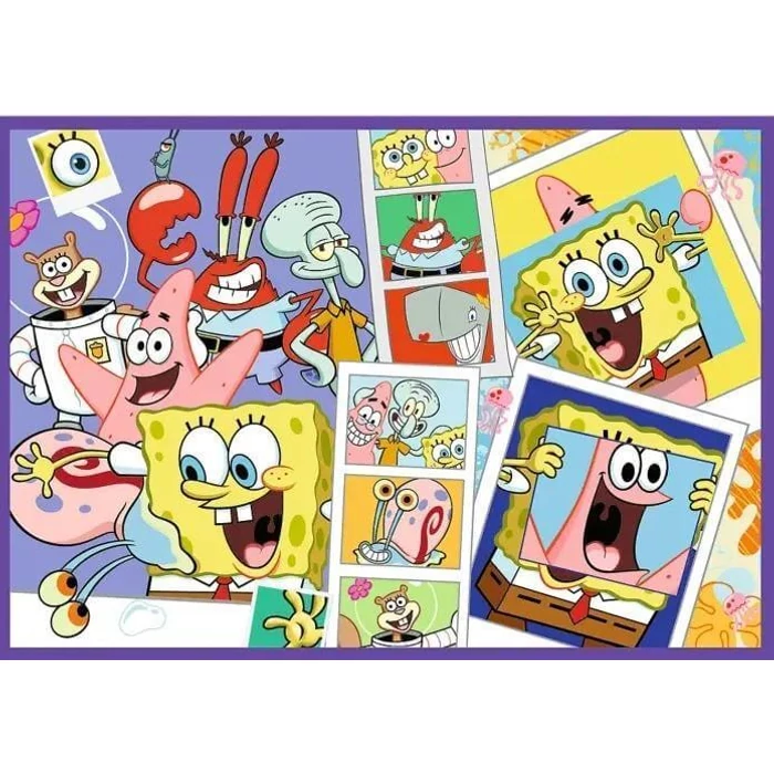 Trefl 13342 - Spongyabob különös világa - 4 x 250 db-os puzzle