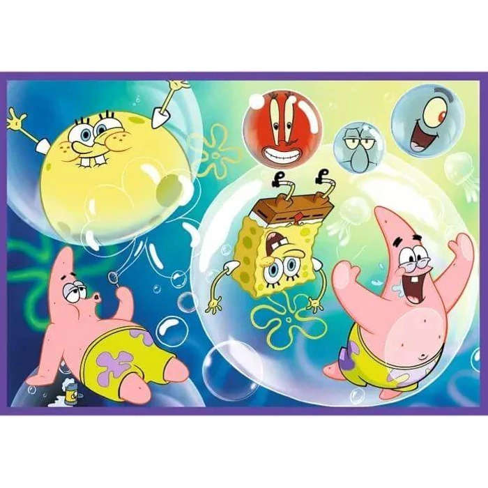 Trefl 13342 - Spongyabob különös világa - 4 x 250 db-os puzzle