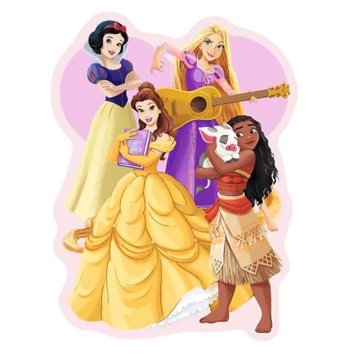 Trefl 20257 - Disney Princess - Lovely Princess - 50 db-os Wooden Contour Fa Puzzle