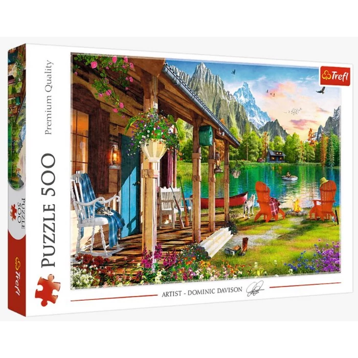 Trefl 37408 - A hegyekben - 500 db-os puzzle