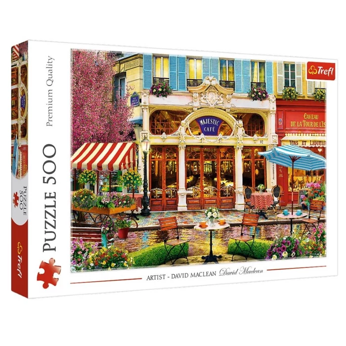 Trefl 37406 - Fenséges kávézó - 500 db-os puzzle
