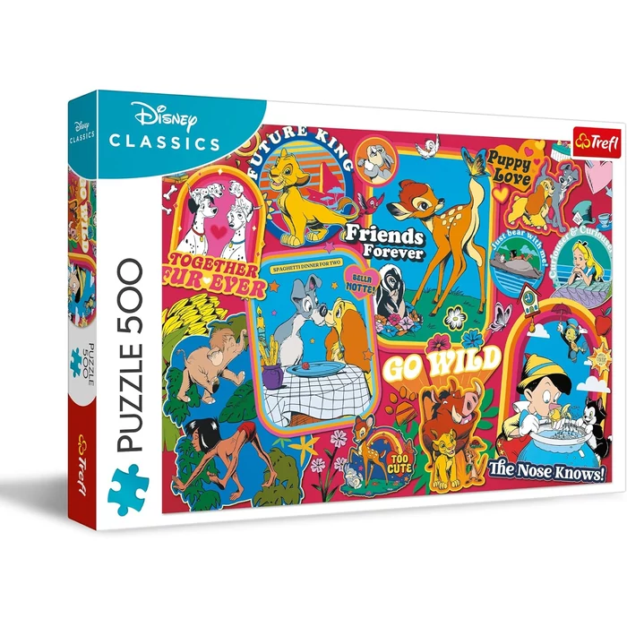 Trefl 37465  - Disney - Az évek során - 500 db-os puzzle