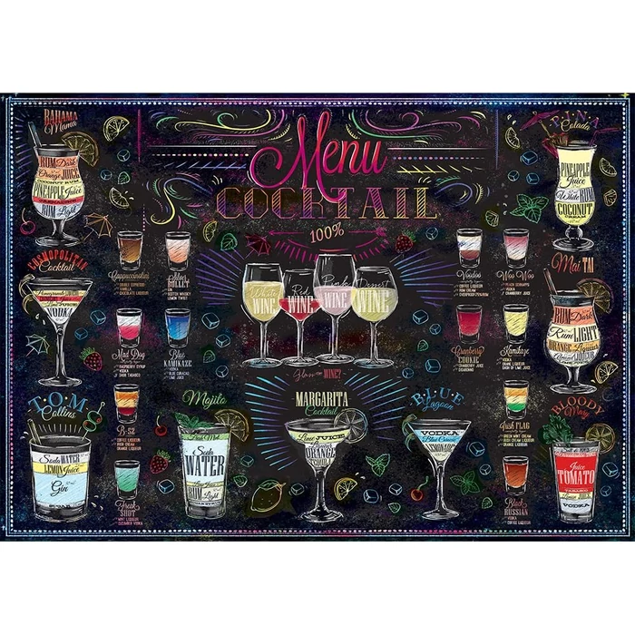 Trefl 500 db-os puzzle - Koktélok (37452)