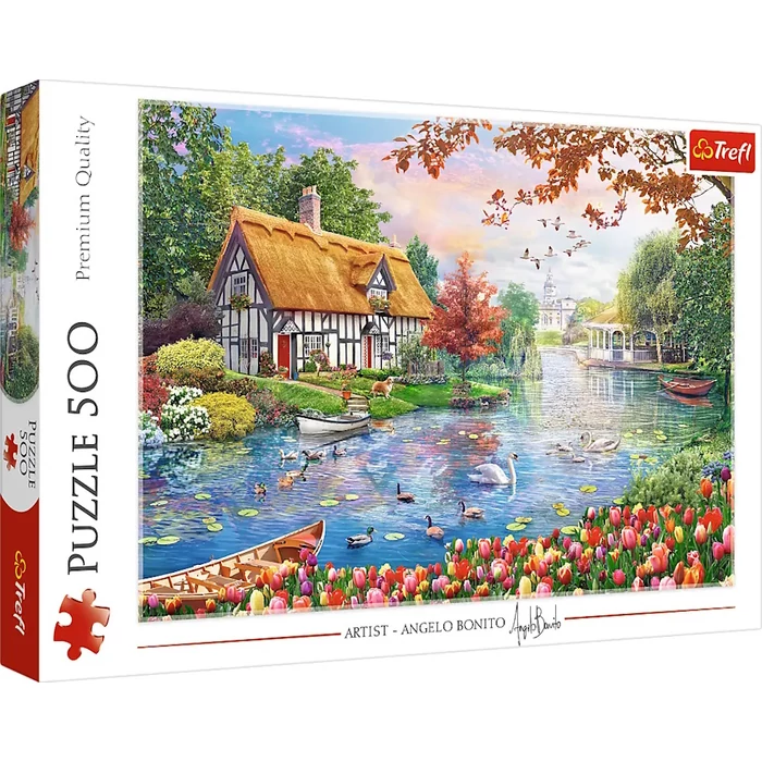 Trefl 37476 - Quiet Haven - Angelo Bonito - 500 db-os puzzle