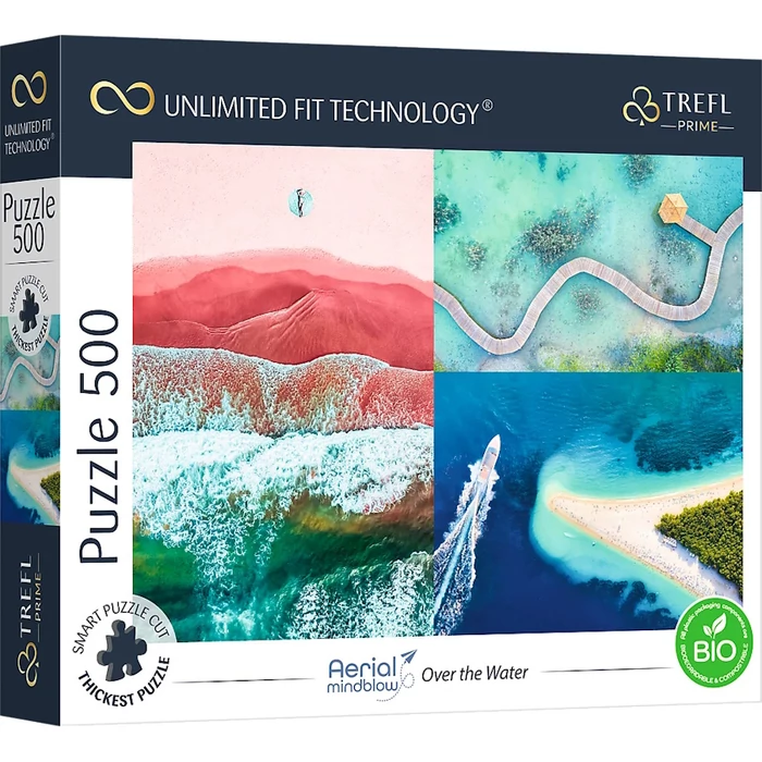 Trefl 37459 - Aerial Mindblow - A víz felett - 500 db-os UFT Prime puzzle