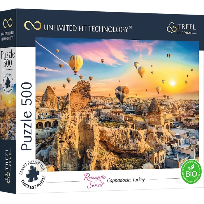 Trefl 37458 - Romantic Sunset - Cappadocia, Törökország - 500 db-os UFT Prime puzzle 