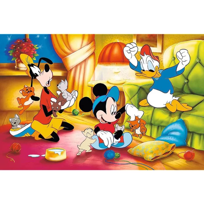 Trefl 37601 - 40 Éves Jubileum - Disney - Mickey Egér és Barátai - 600 db-os puzzle