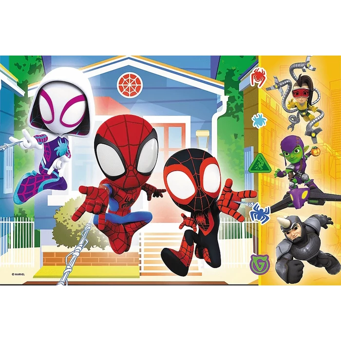 Trefl 17371 - Marvel - Spidey and His Amazing Friends - 60 db-os puzzle ...