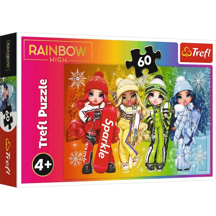 Trefl 17380 - Rainbow High - Sparkle - 60 db-os puzzle