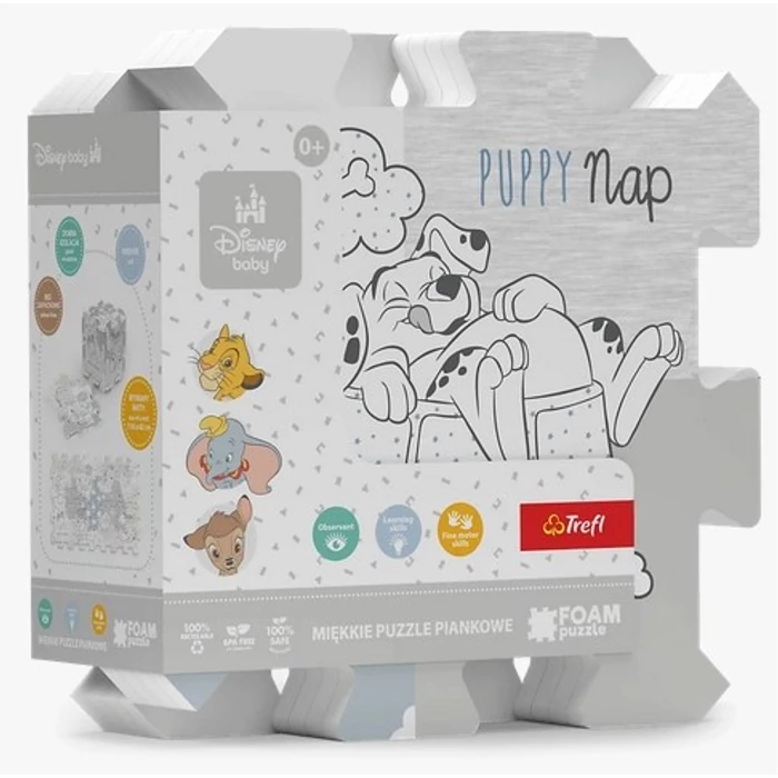 Trefl 8 db-os Szivacs puzzle - Álmodó kölykök (61602)