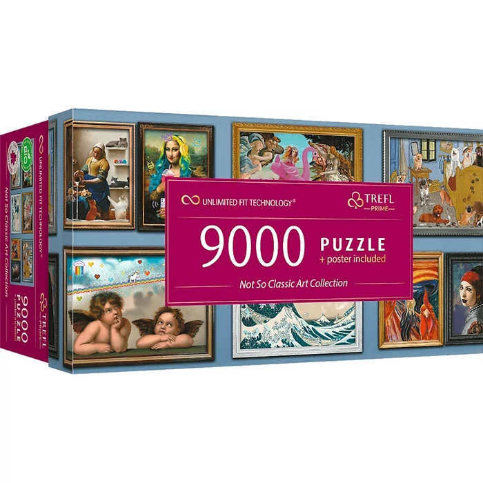 Trefl 81021 - Kevésbé klasszikus művészeti gyűjtemény - 9000 db-os UFT Prime puzzle