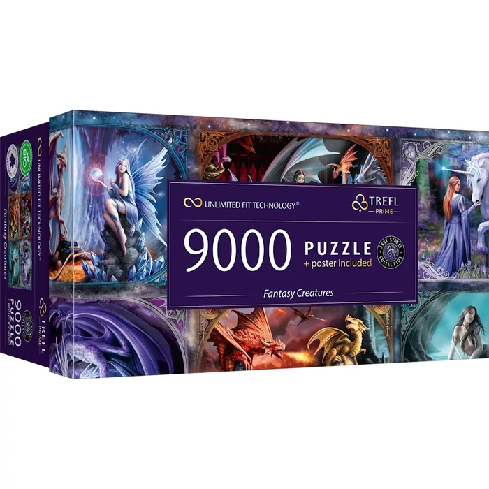 Trefl 81034 - Fantasy Creatures - Anne Stokes - 9000 db-os UFT puzzle
