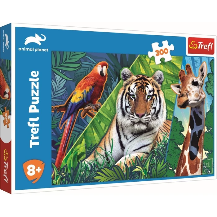 Trefl 23007 - Animal Planet - 300 db-os puzzle