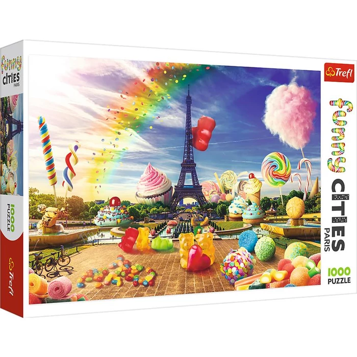 Trefl 10597 - Funny Cities - Édes Párizs - 1000 db-os puzzle