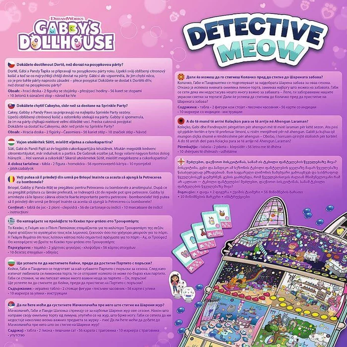 Trefl Gabi babaháza - Miau detektív társasjáték (02728)