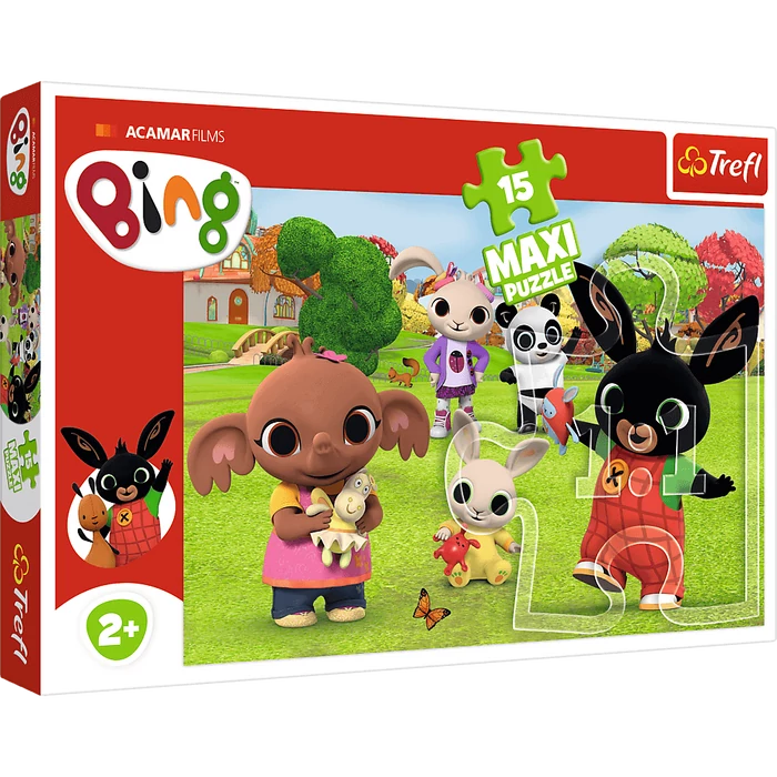 Trefl 14335 - Bing és barátai - 15 db-os Maxi puzzle