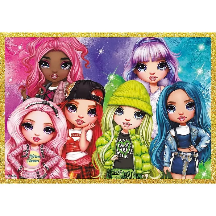 Trefl 96000 - Rainbow High - 10 az 1-ben puzzle (20,35,48 db-os) Mega Pack