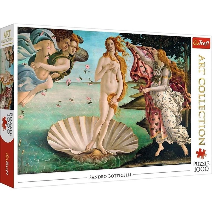 Trefl 10589 - Art puzzle - Botticelli - Vénusz születése - 1000 db-os puzzle