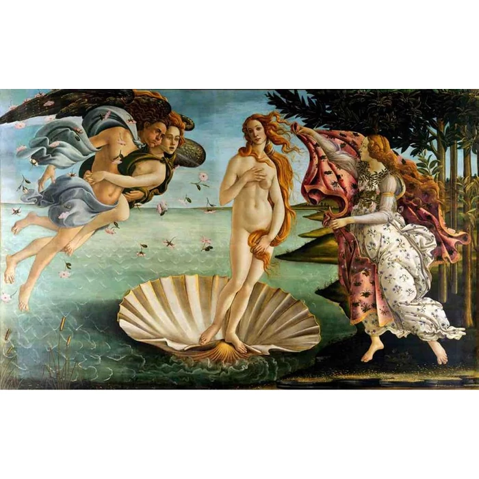 Trefl 10589 - Art puzzle - Botticelli - Vénusz születése - 1000 db-os puzzle