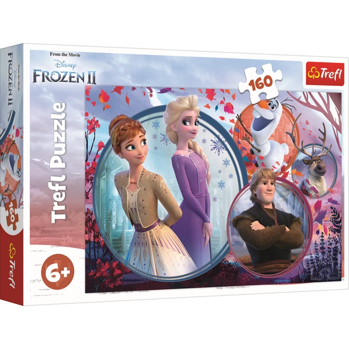 Trefl 15374 - Jégvarázs 2 - Nővérek kalandja - 160 db-os puzzle