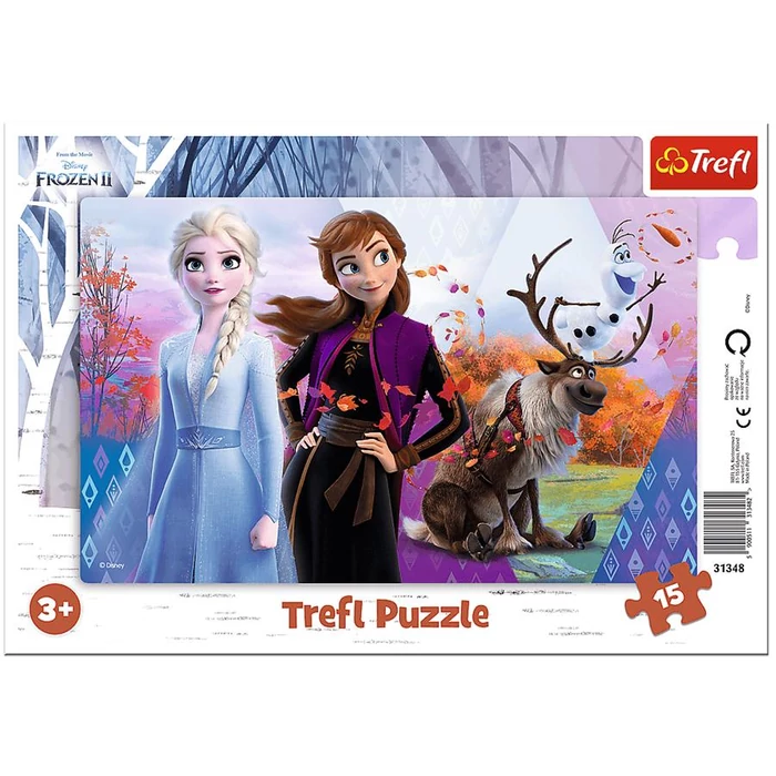 Trefl 31348 - Jégvarázs 2 - 15 db-os keretes puzzle