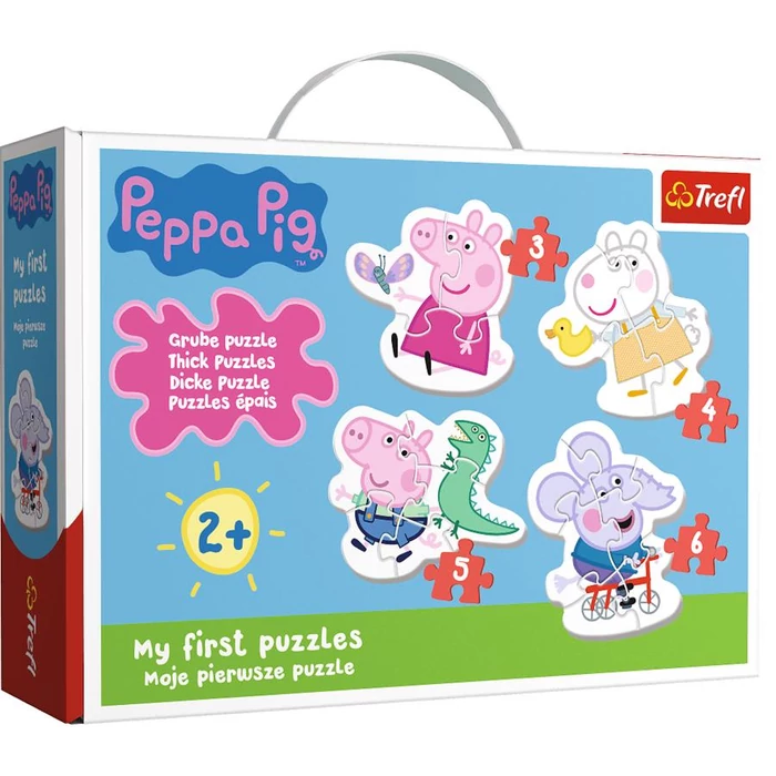 Trefl 36086 - Peppa malac - Első Baby puzzle táskában
