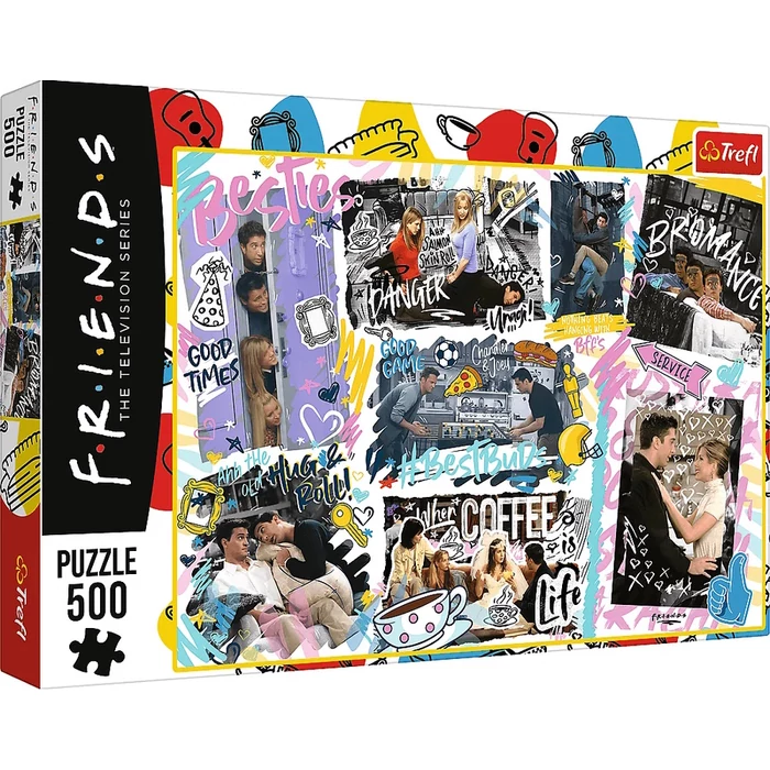 Trefl 37418 - Friends - Jóbarátok - 500 db-os puzzle