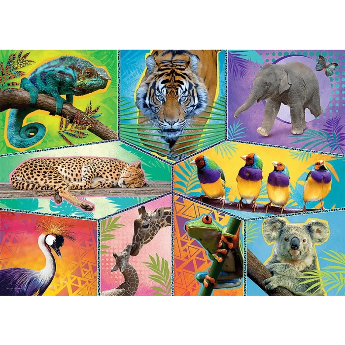 Trefl 13280 - Animal Planet - Egy egzotikus világban - 200 db-os puzzle