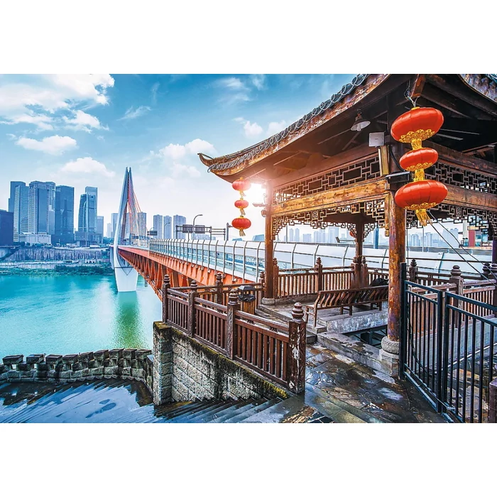 Trefl 10721 - Chongqing, Kína - 1000 db-os puzzle