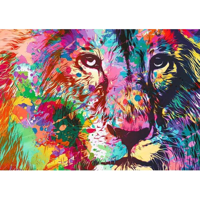 Trefl 1000 db-os puzzle - Colorful Lion (10707)
