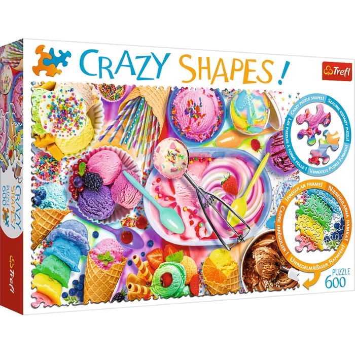 Trefl 11119 - Édes álom - 600 db-os Crazy Shapes puzzle