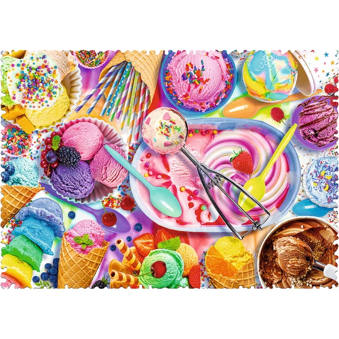 Trefl 11119 - Édes álom - 600 db-os Crazy Shapes puzzle