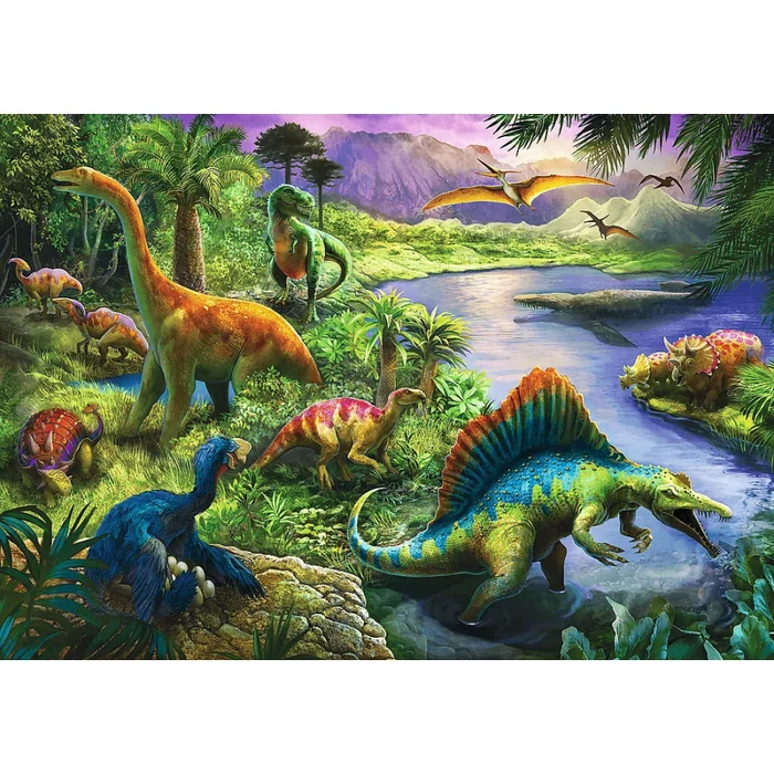 Trefl 13281 - Dinoszauruszok világa - 200 db-os puzzle
