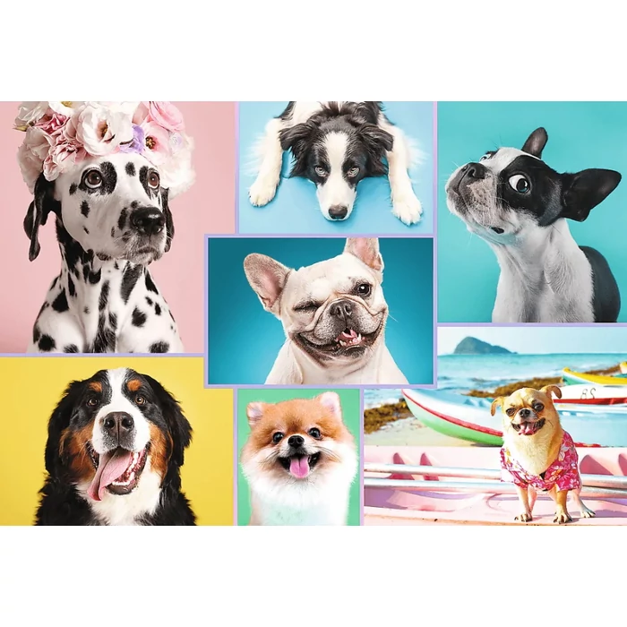 Trefl 26186 - Édes kutyusok - 1500 db-os puzzle