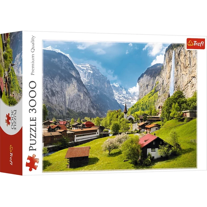 Trefl 33076 - Lauterbrunnen, Svájc - 3000 db-os puzzle