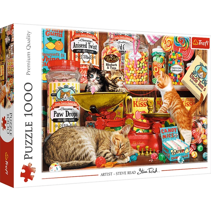 Trefl 10630 - Macska édességek - 1000 db-os puzzle
