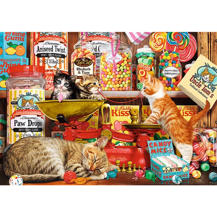 Trefl 10630 - Macska édességek - 1000 db-os puzzle