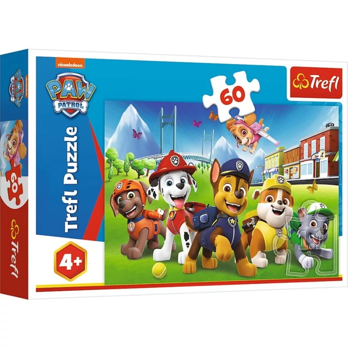 Trefl 17375 - Mancs őrjárat- Szuperkutyik - 60 db-os puzzle