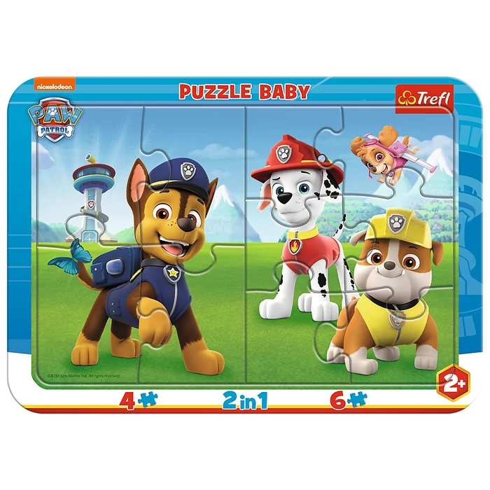 Trefl 2 az 1-ben puzzle (4,6 db-os) - Mancsőrjárat (80022)