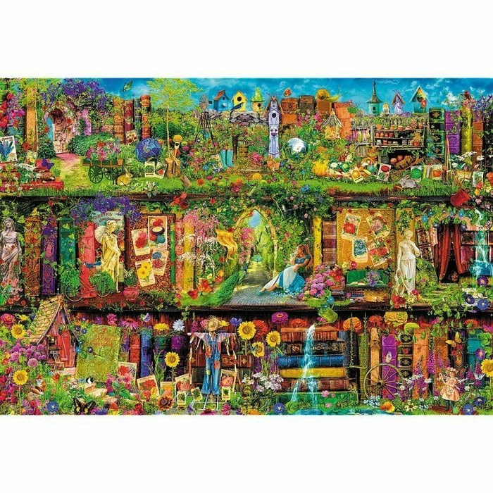 Trefl 26165 - Mesélő könyvespolc - 1500 db-os puzzle
