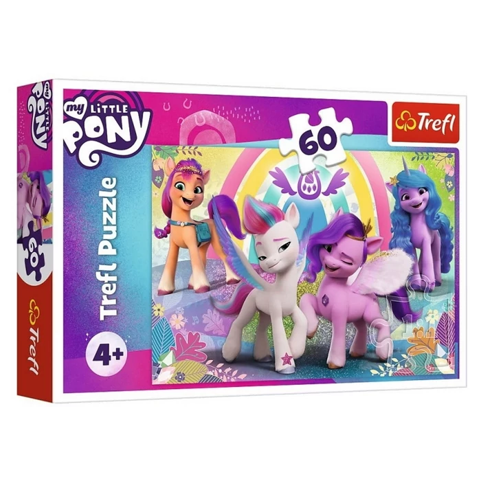 Trefl 17369 - My Little Pony - Varázslatos pónik - 60 db-os puzzle